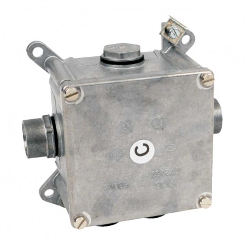 Коробка распределительная алюминиевая 7216 B (P16) IP54 96х96х64мм